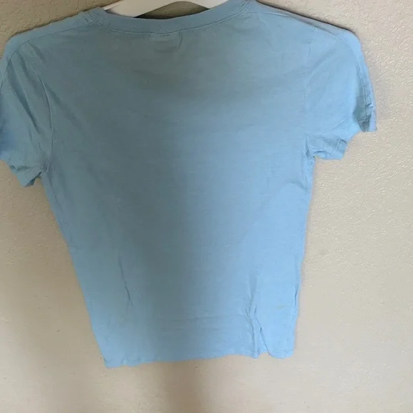PINK Victoria's Secret Light Blue Graphic Tee - Picture 3 of 3